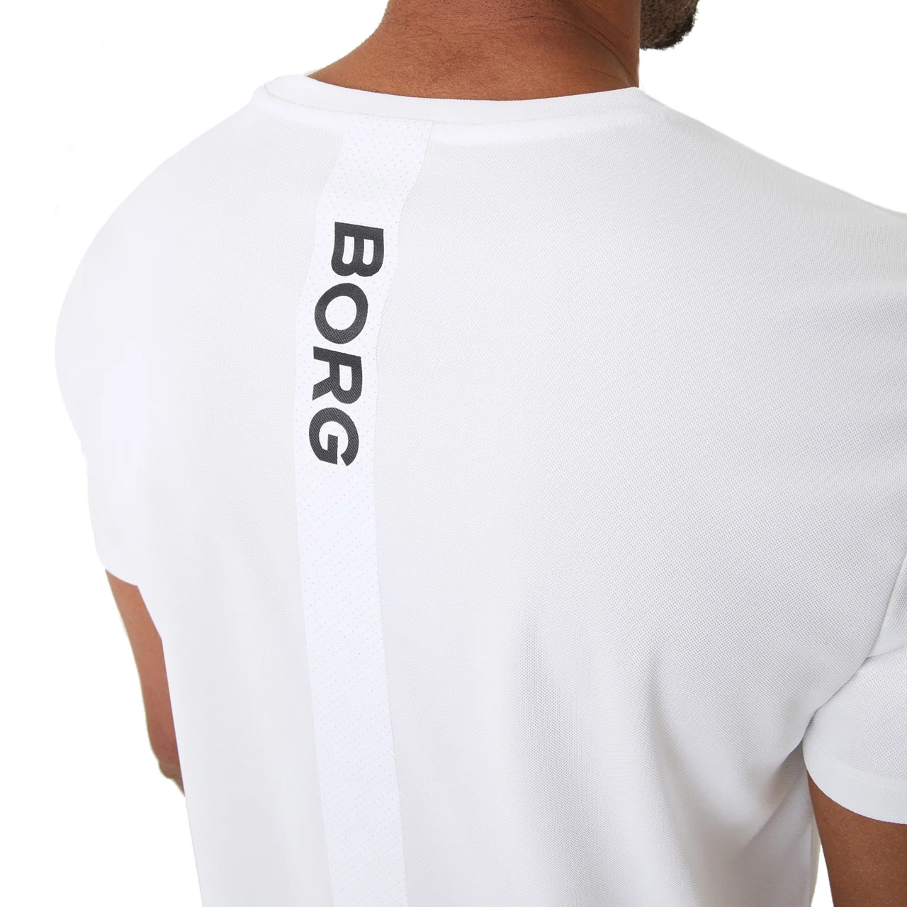 Björn Borg Ace T-Shirt Stripe Men Brilliant White