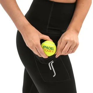 RS High Waist Tights - Side Ball Pocket Black