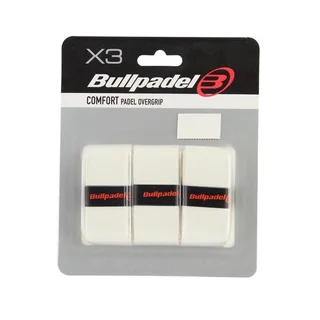Bullpadel Pro Overgrip 3-pack Comfort White
