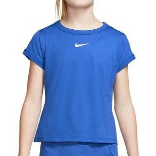 Nike Court Dry Fit Top Girls Blue